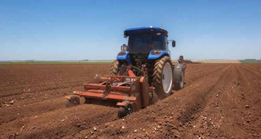Preparing and cultivating the soil to create the ideal conditions for planting.